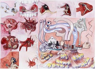 Storyboard Celui que je suis – Planche 3, aquarelle, Lucie picandet