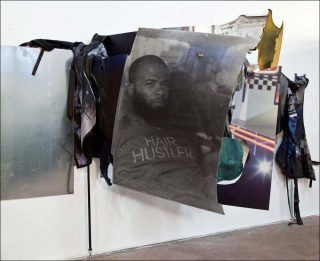 Demain c’est loin, installation, Mohamed Bourouissa