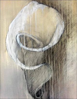 L’Arum, peinture, Ilona Suschitzky