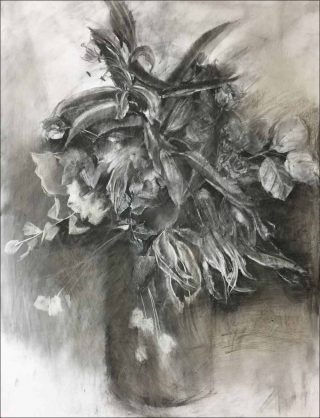 Bouquet, dessin, Ilona Suschitzky
