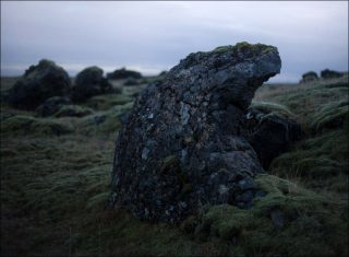 Skaftarhreppur lava fields, installation, Lola Maria Muller