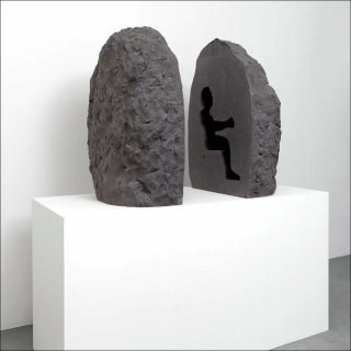 Pierre, 2017. Sculpture, Abraham Poincheval