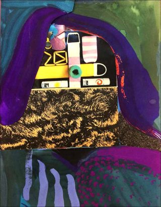 Le magicien, technique mixte, Simon Poligné