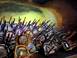 La Résistance des Gardiennes de Musée, installation, We Are The Painters