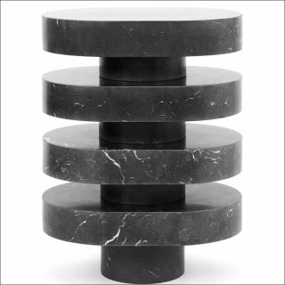 Joris Poggioli, guéridon Aglaé (version marbre), 2017