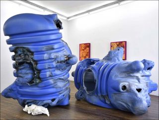 La Grosse Bleue, vue d’exposition, Anita Molinero