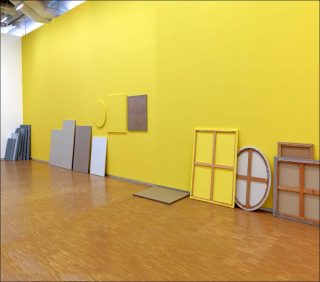 D’où je viens où j’en suis où je vais, installation, Claude Rutault