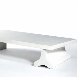 François Bauchet, Azo - Coffee Table White (détail), 2018