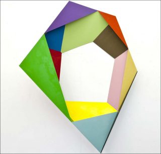 Polygon n°1, technique mixte, Beat Zoderer