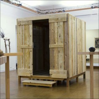 Wood Cube, installation, David Magnou