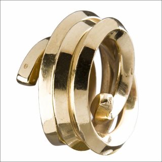 Bernar Venet, bague Ligne indéterminée, 1998