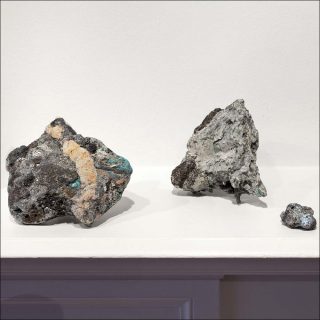 Plastigomerate, vue d'exposition, Kelly Jazvac