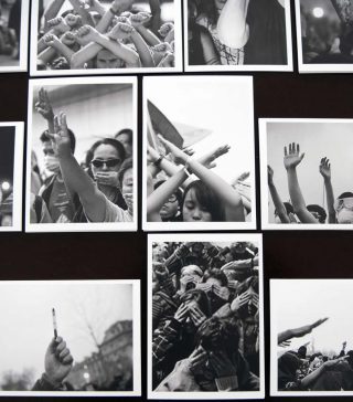 Silent Slogan, carte postale, Marianne Mispelaëre