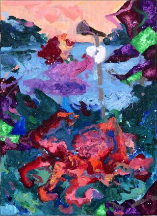 On y va !, peinture, Miryam Haddad