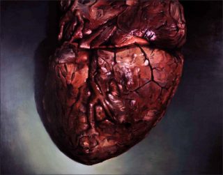 From her to eternity, peinture, Damien Cadio