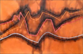 Parts de croissance, peinture, Christian Jaccard