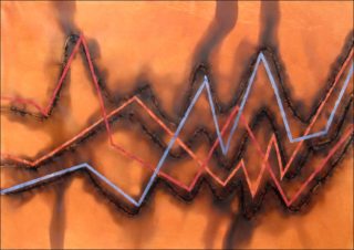 Parts de croissance, peinture, Christian Jaccard