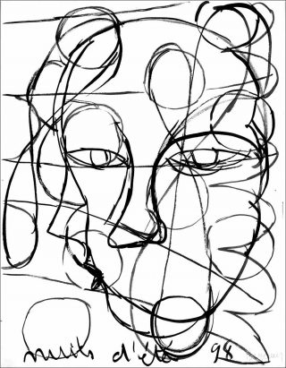 Nuits d’été (détails), dessin, Marie-Claude Bugeaud