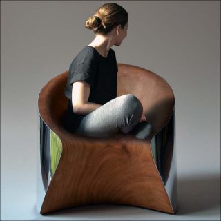 Akos Huber, Crater Armchair, 2017