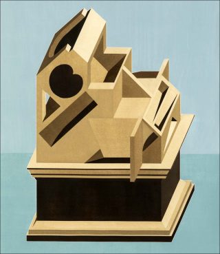 Cadran Solaire n°1 (Ambroise Bachot), peinture, Raphaël Zarka