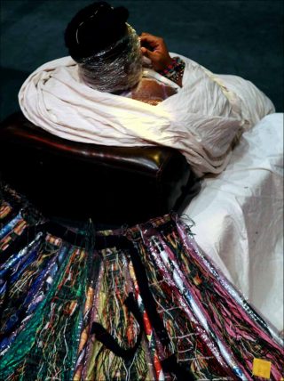 Robyn Orlin, And so you see… our honourable blue sky and ever enduring sun... can only be consumed slice by slice..., 2016