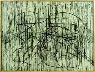 Altre tracce con immagine stimolo, technique mixte, Gianfranco Baruchello