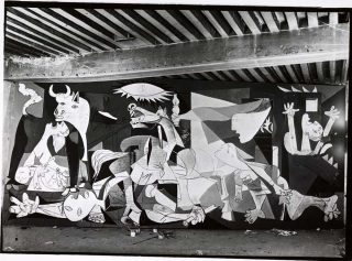 huile sur toile « Guernica » en cours d’exécution, photo, Dora Maar