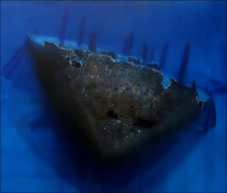 Landing Ship Tank, peinture, Coraline de Chiara