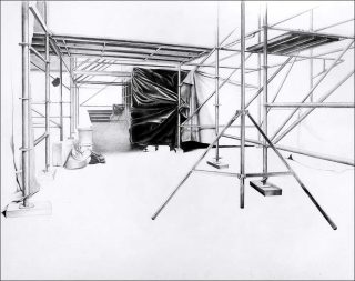 Les chantiers, dessin, Virginie Piotrowsky