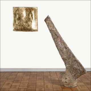 Bemerkung, installation, Franz West