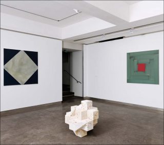 Vue d'exposition, Raphaël Zarka et Emmauel Va der Meulen