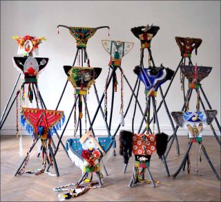 Si, si la famille, sculpture, Aurélie Ferruel et Florentine Guédon