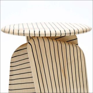 Studio BrichetZiegler (Caroline Ziegler et Pierre Brichet), tabouret Vent Contraire Lignes, 2017