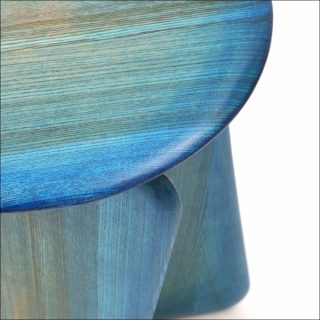 Studio BrichetZiegler (Caroline Ziegler et Pierre Brichet), tabouret Vent Contraire Bleu, 2017