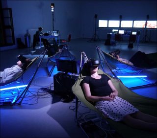 A-Reality #SimStim - Device n°1, installation multimedia, Adelin Schweitzer