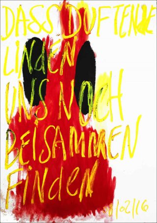 Hannah Arendt poems, II Black glands RED, dessin, Yosef Joseph Dadoune