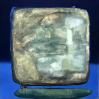 Étude de glaçon, peinture, Claudio Coltorti