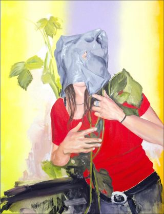 Mascarade, peinture, Isabelle Guimond