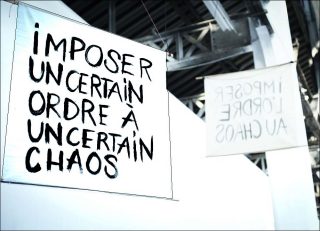 Imposer un certain ordre à un certain chaos, installation, Pamina de Coulon