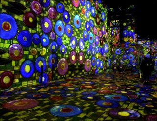 Vue d'exposition, Atelier des Lumières