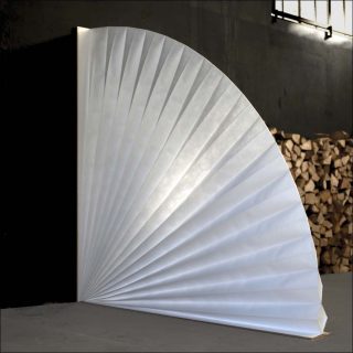 Julie Conrad, paravent Unpaper, 2015