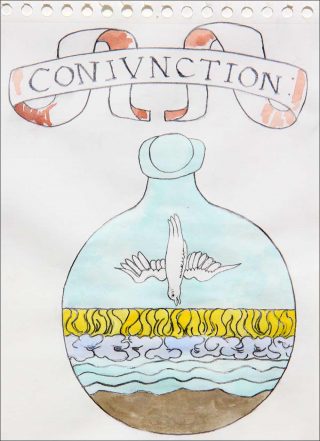 (from the Crowning of Nature), peinture, Scoli Acosta