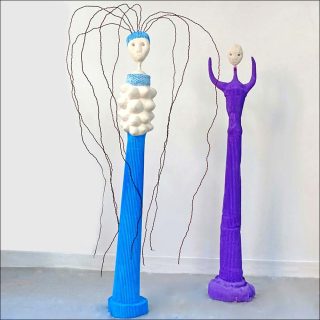 Les rencontres impossibles, sculpture, Mâkhi Xenakis