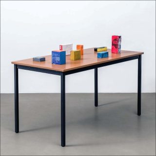 Hand-painted surfaces 3, installation, Henrik Olesen