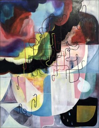 I thought i am your friend, peinture, Monika Michalko