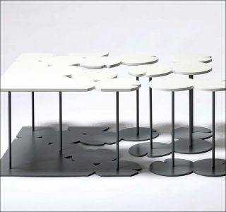 Collectif nendo (Oki Sato), table Hasu, 2017