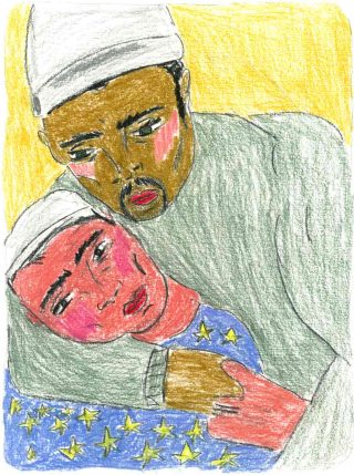 Bed work SA17D15, dessin, Soufiane Ababri