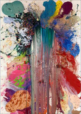 John M Armleder, Pruniers fleuris