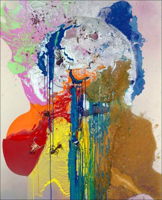 John M Armleder, Premières oies,