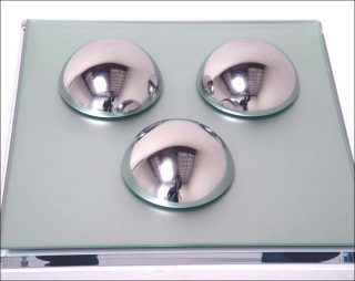 Polish Stainless Steel Domes, peinture, Judy Chicago